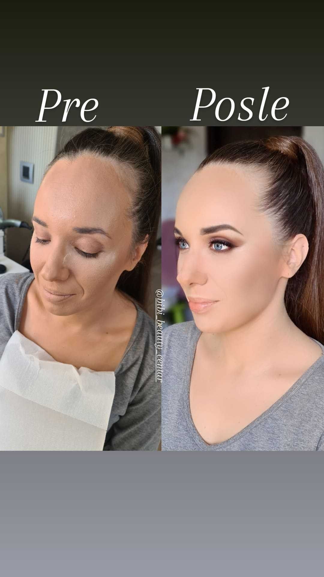 Bibi beauty centar #beograd Make-up / šminkanje Profesionalno šminkanje + veštačke trepavice