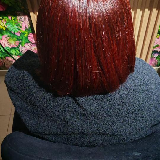 Micika Beauty #novisad Feniranje i stilizovanje Feniranje na ravno - kosa srednje dužine Feniranje 