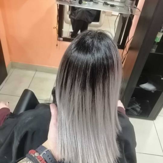 Hair Studio K1 #beograd Feniranje i stilizovanje Posle Farbanje i feniranje - srednja dužina kose