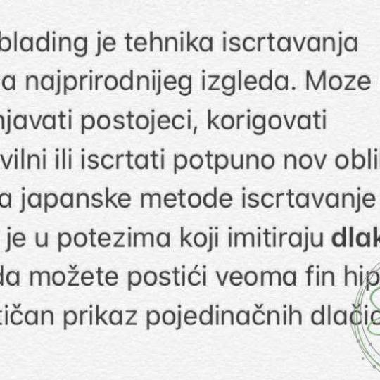 Sensus #beograd Trajna šminka Microblading obrva