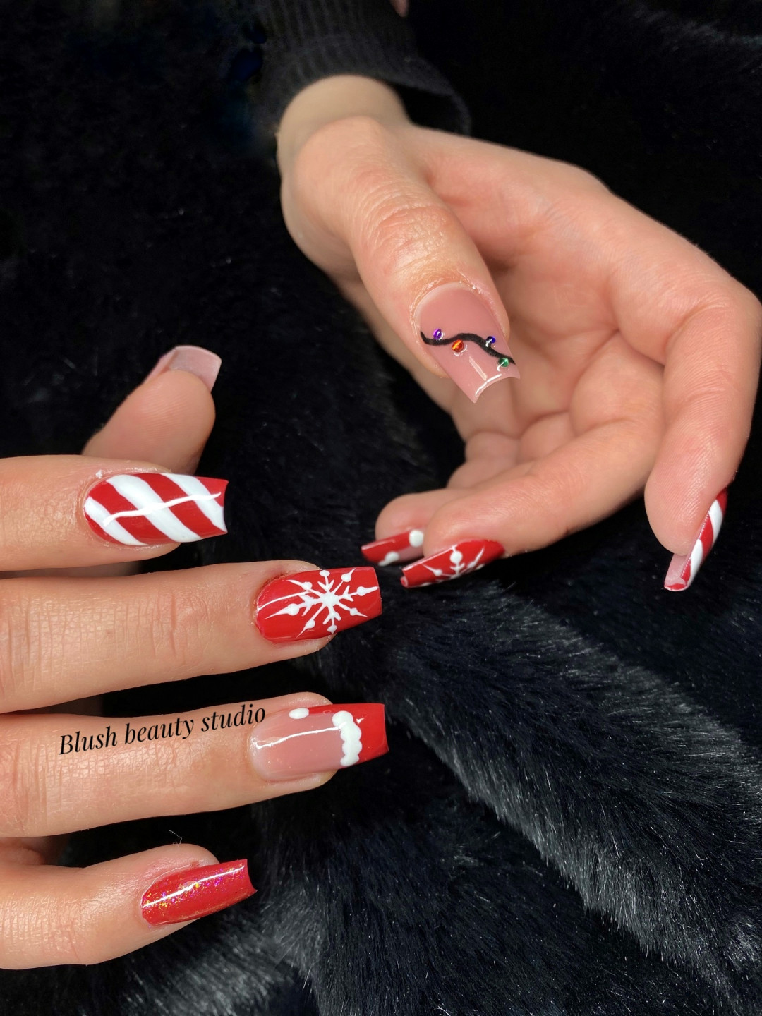 Blush Beauty Studio #beograd Izlivanje noktiju Izlivanje noktiju gelom + gel u boji - S dužina