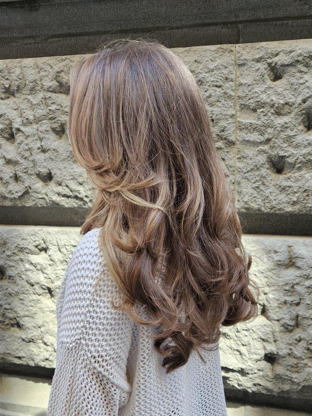 Amanović #beograd Pramenovi Površinski pramenovi - duga kosa