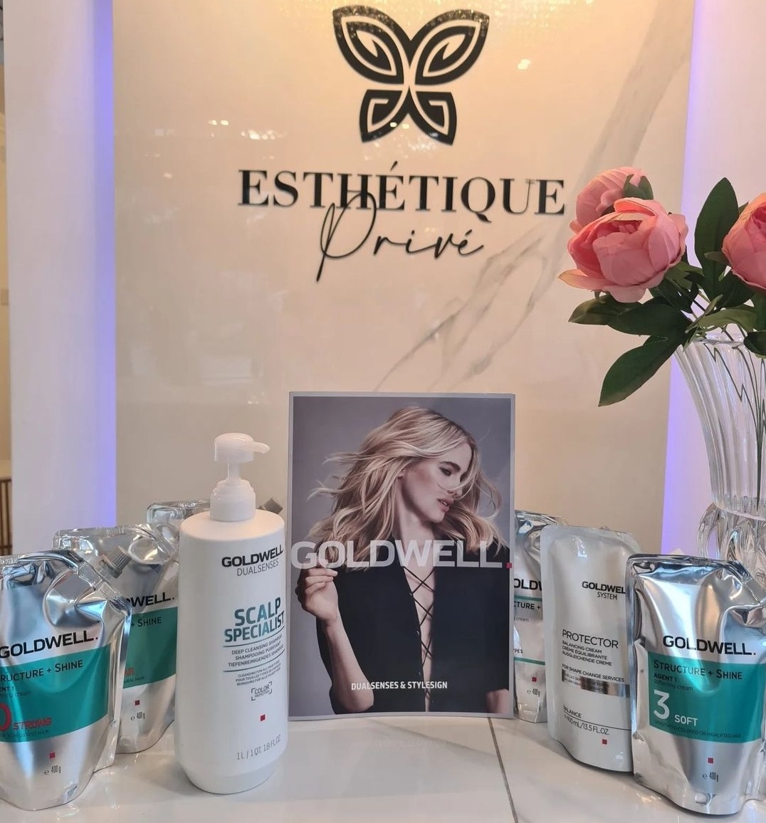 Esthetique Privé #beograd Keratinski tretmani GOLDWELL trajno ispravljanje kose - duga kosa