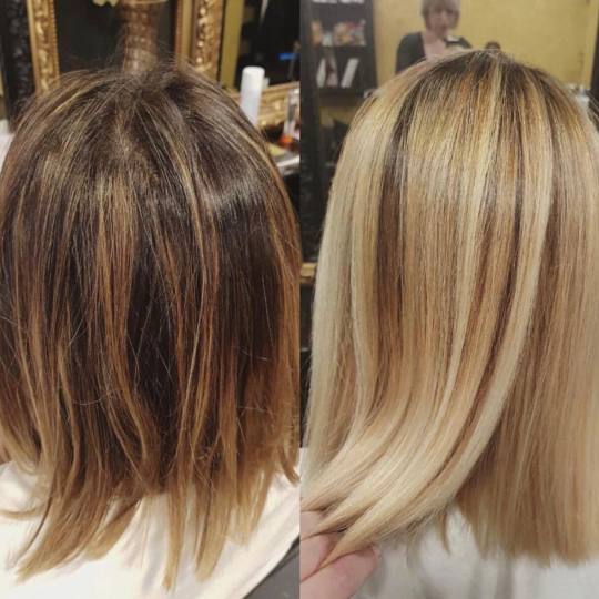 Baroque #beograd Ombre, sombre, balayage Balayage + preliv + feniranje - srednja dužina kose