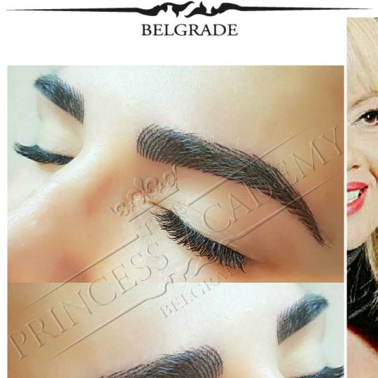 The Princess Academy #beograd Trajna šminka Puder obrve