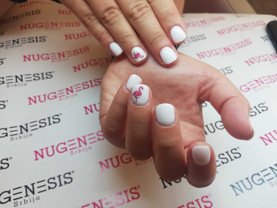 Kapriz #beograd Gel lak Nugenesis dipping powder + manikir