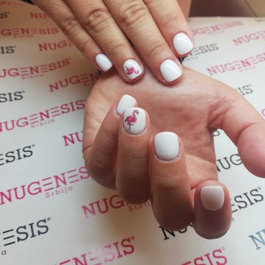 Kapriz #beograd Gel lak Nugenesis dipping powder + manikir