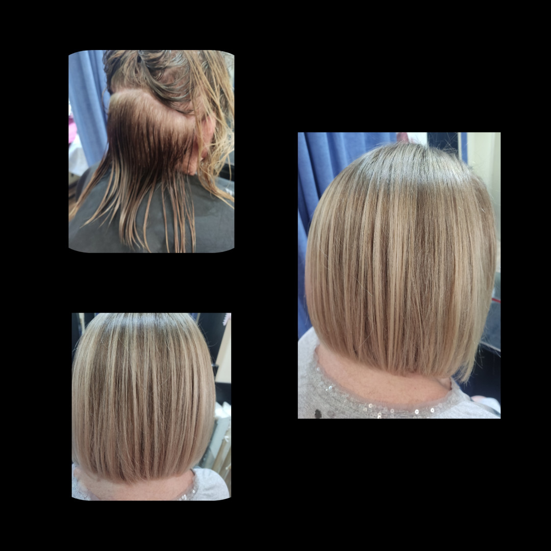 Vanja Hair Still #beograd Pramenovi Pramenovi na foliju - kosa srednje dužine