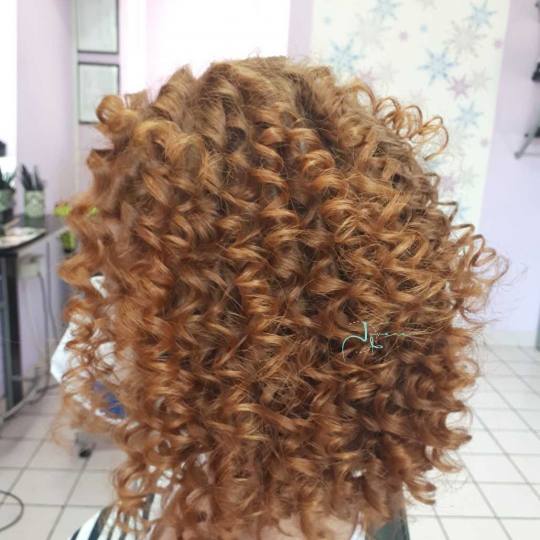 Jovana + #beograd Uvijanje, lokne i talasi Afro lokne - duga kosa