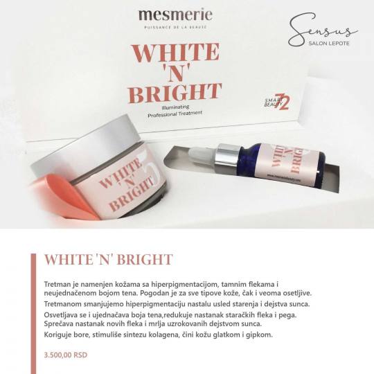 Sensus #beograd Tretman lica White n Bright tretman lica
