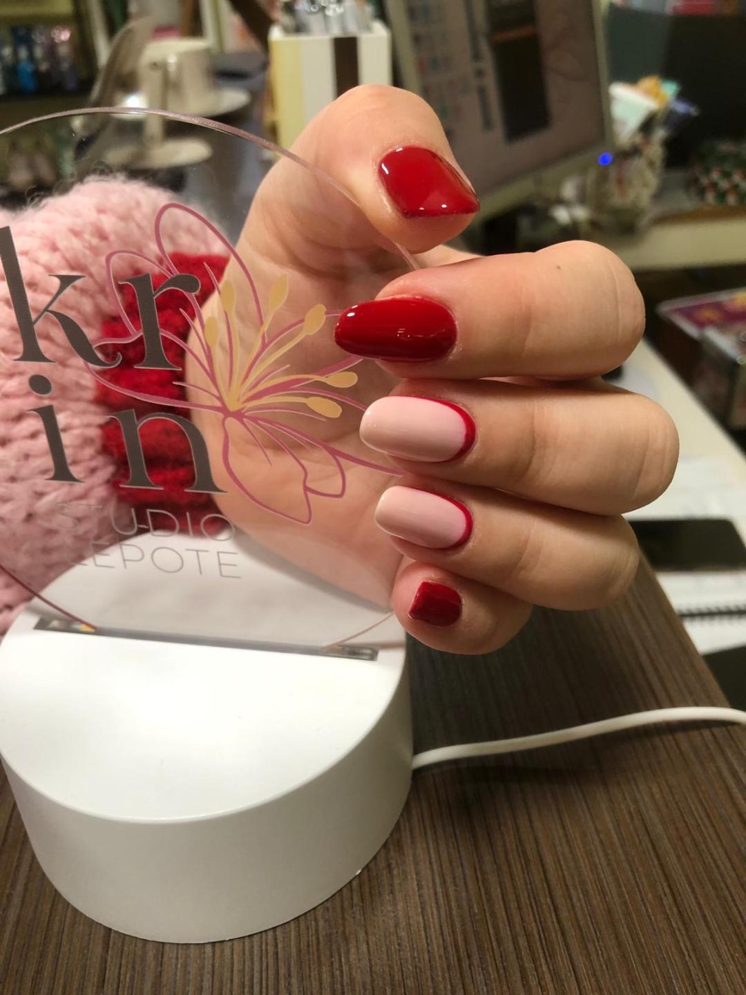 Studio lepote Krin #beograd Tretman lica rubber baza + gel lak