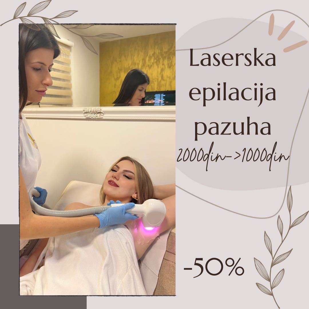 D&D Beauty Center #beograd Laserska epilacija Laserska epilacija pazuha - za dame