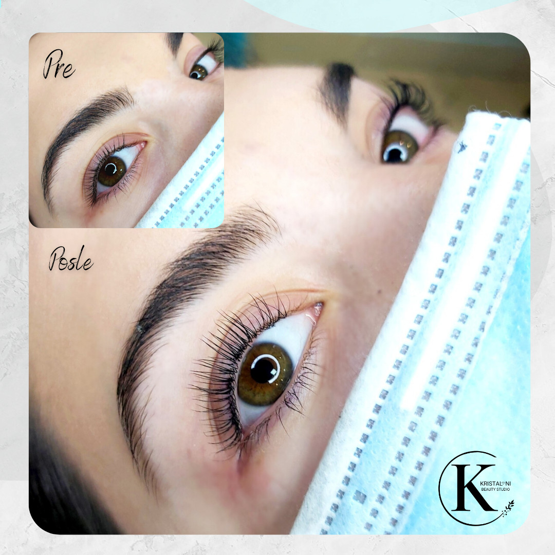 Lash lift + farbanje trepavica (po želji) - Kristal. NI Beauty Studio, Niš Trepavice Lice Trepavice, Niš, Palilula