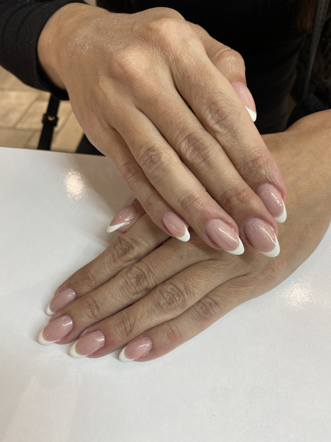 Korekcija ojačavanja / nadogradnje / izlivanja noktiju + french - Alfaparf Nails, Beograd Korekcija noktiju Nokti Korekcija noktiju, Beograd, Karaburma, Višnjička banja
