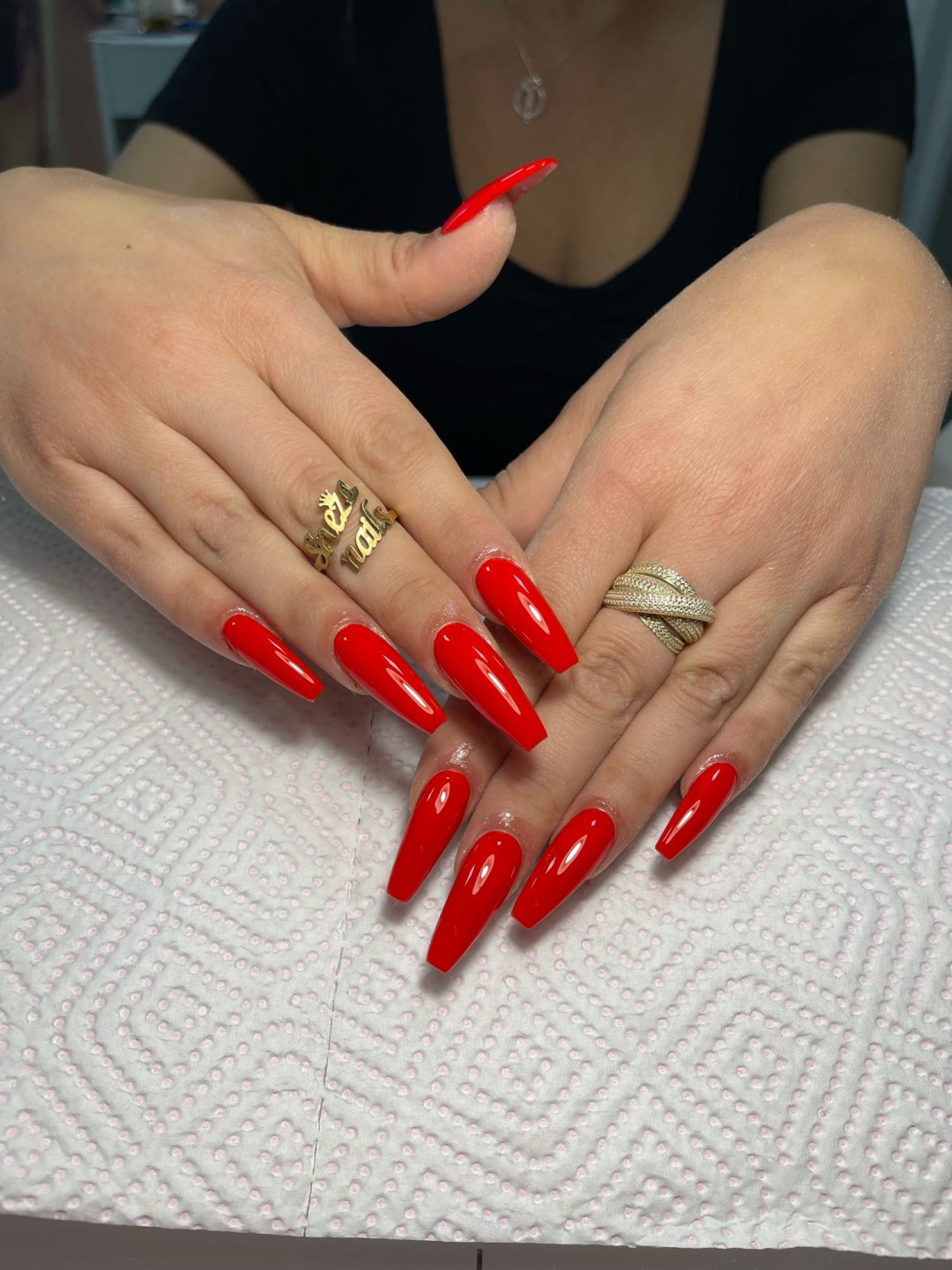 Sneža Nails #beograd Korekcija noktiju Korekcija noktiju salonski rad - XXL dužina