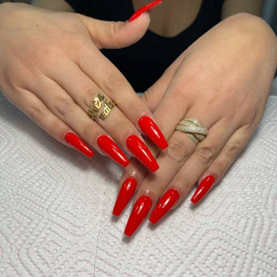 Sneža Nails #beograd Korekcija noktiju Korekcija noktiju salonski rad - XXL dužina
