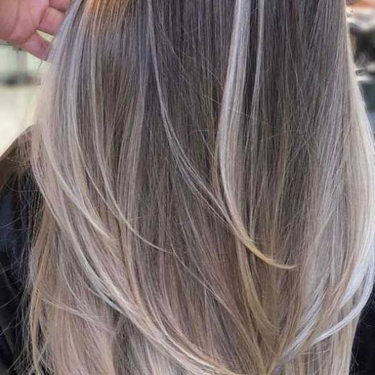 Moon Beauty Bar #beograd Pramenovi Balayage + farbanje izrastka + preliv + nega kose - ekstra duga k