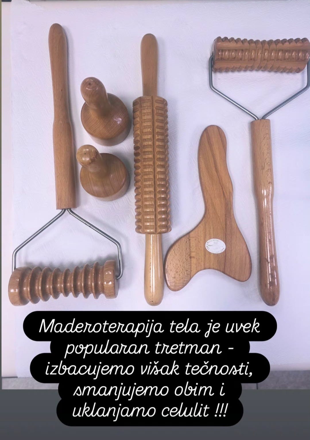 Gospođica Draga #novisad Anticelulit masaža Maderoterapija tela - paket od 10 tretmana