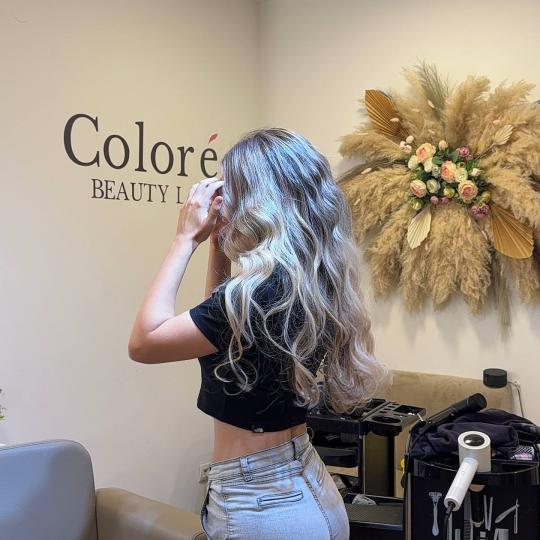 Colore beauty Lab #beograd Pramenovi Airtouch pramenovi - duga kosa