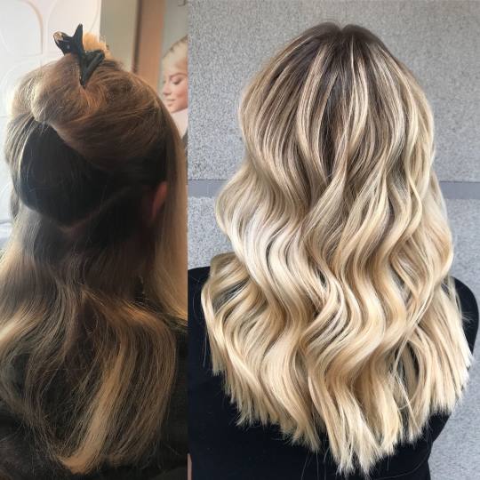 Studio Benvenuto #beograd Ombre, sombre, balayage Balayage, ombre i sombre + preliv - duga kosa pre 