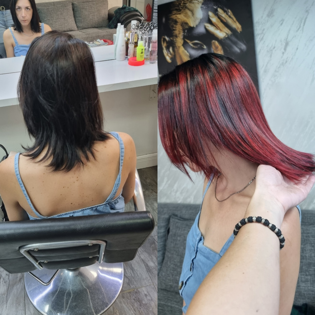 Royal Cut by Pro Cut #beograd Pramenovi Pramenovi na foliju - kosa srednje dužine