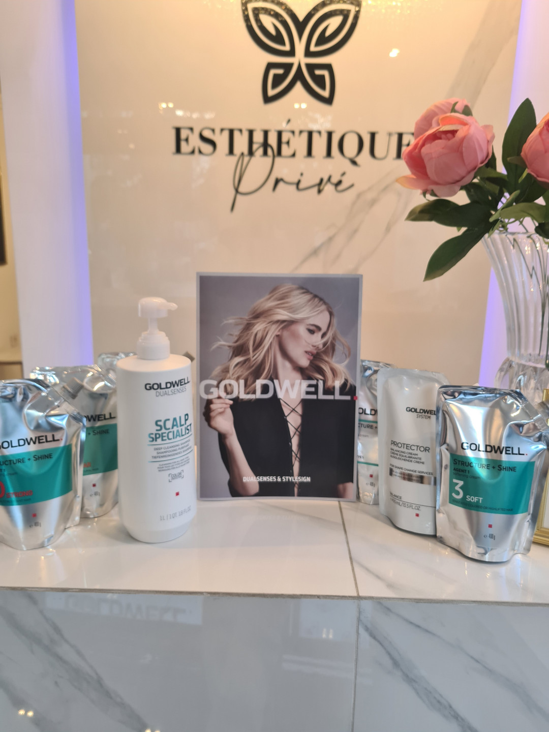 Esthetique Privé #beograd Keratinski tretmani GOLDWELL trajno ispravljanje kose - duga kosa