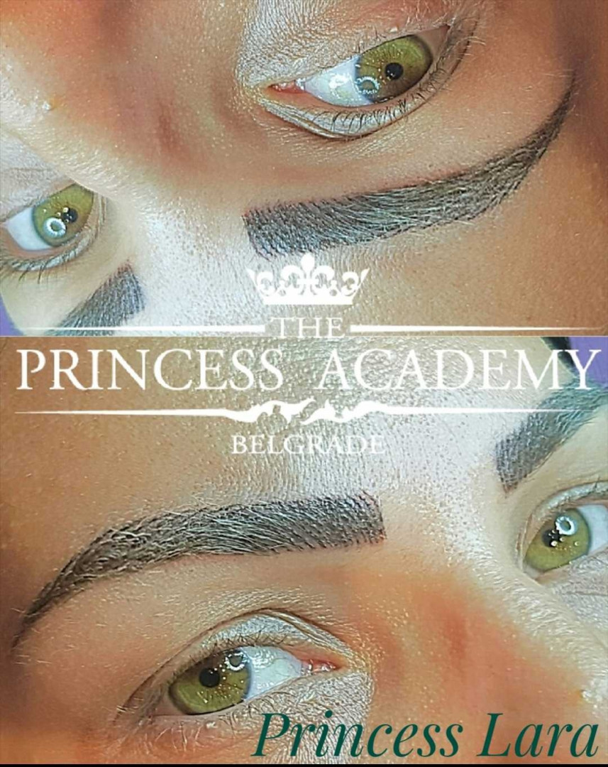 The Princess Academy #beograd Trajna šminka Puder obrve