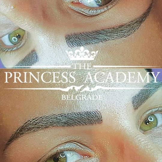 The Princess Academy #beograd Trajna šminka Puder obrve