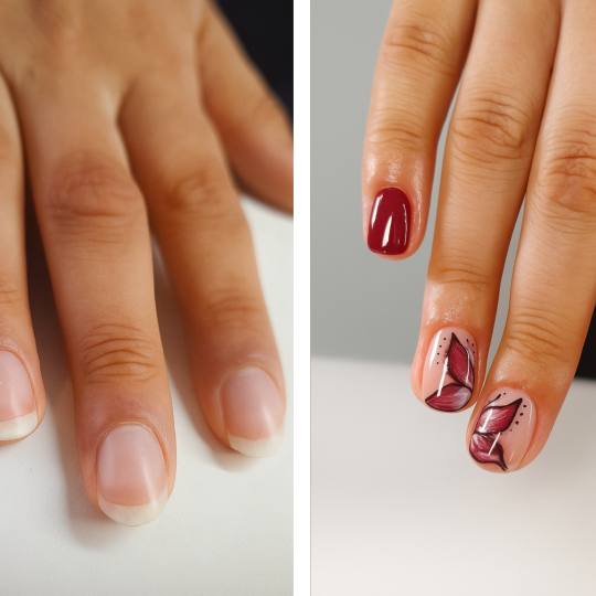 Mango beauty studio #novisad Ojačavanje noktiju Ojačavanje prirodnih noktiju gelom