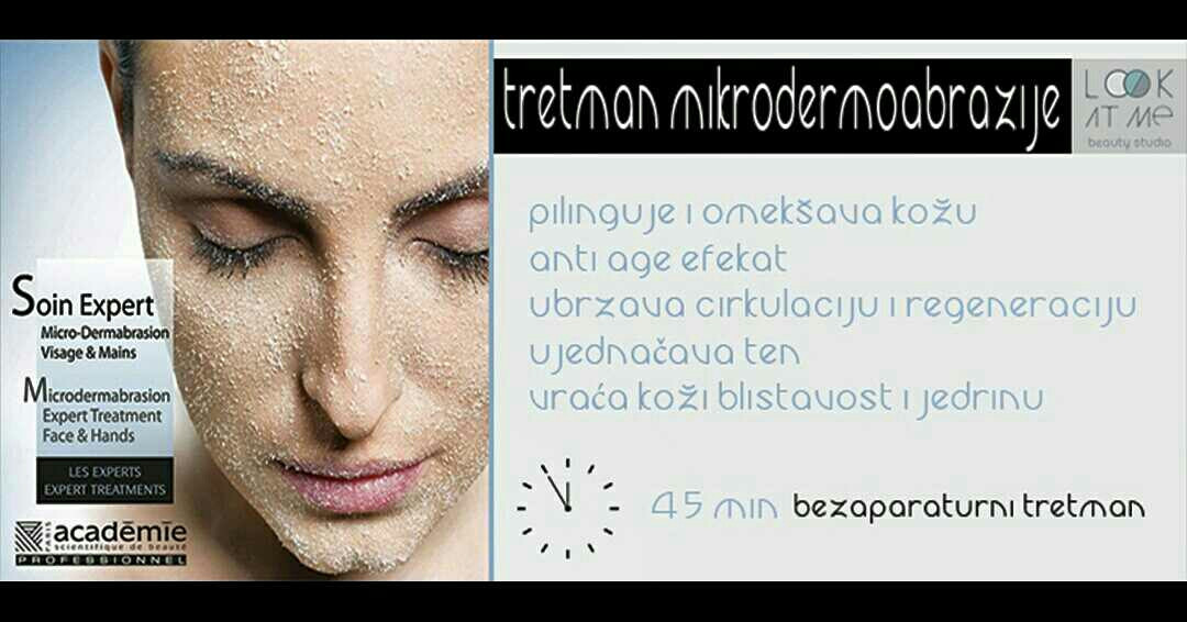 Look at me #beograd Mikrodermoabrazija Academie mikrodermoabrazija lica