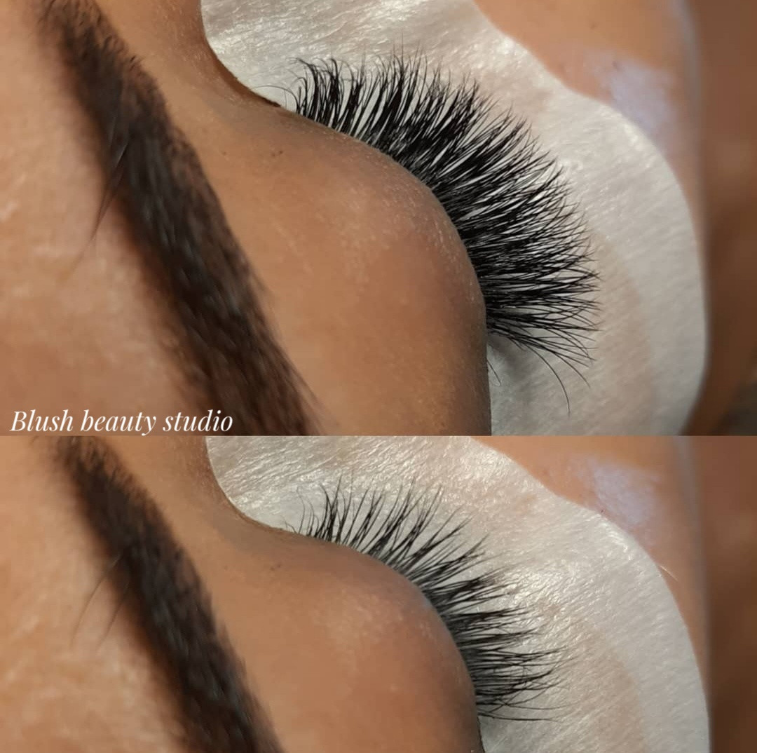 Blush Beauty Studio #beograd Nadogradnja trepavica Nadogradnja svilenih trepavica - mix