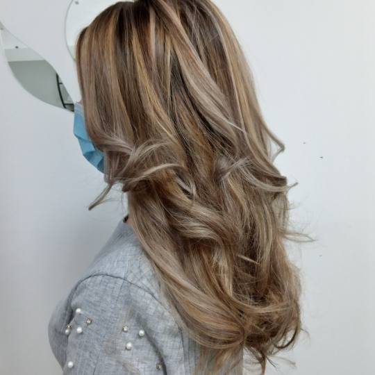 Hairrific #novisad Pramenovi Pramenovi u više boja + feniranje - duga kosa / ekstra gusta srednja k
