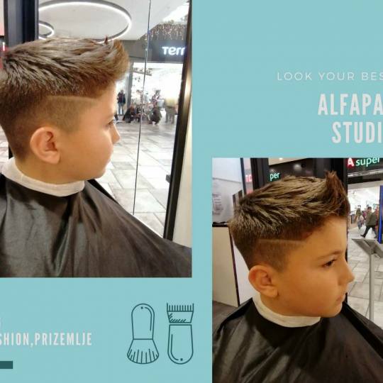 Alfaparf Studio Ada Mall #beograd Dečije šišanje Dečije šišanje za dečake - do 7 godina