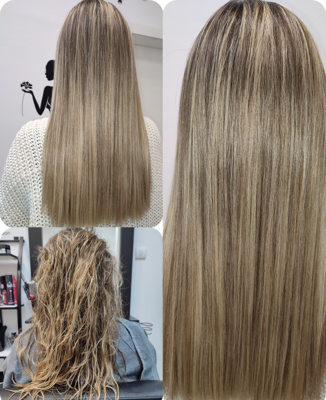 Keratinsko ispravljanje - extra duga kosa (preko lopatica) - Infinity Hair, Novi Sad Ispravljanje kose Frizerski saloni Ispravljanje kose, Novi Sad, Grbavica, Liman, Adamićevo