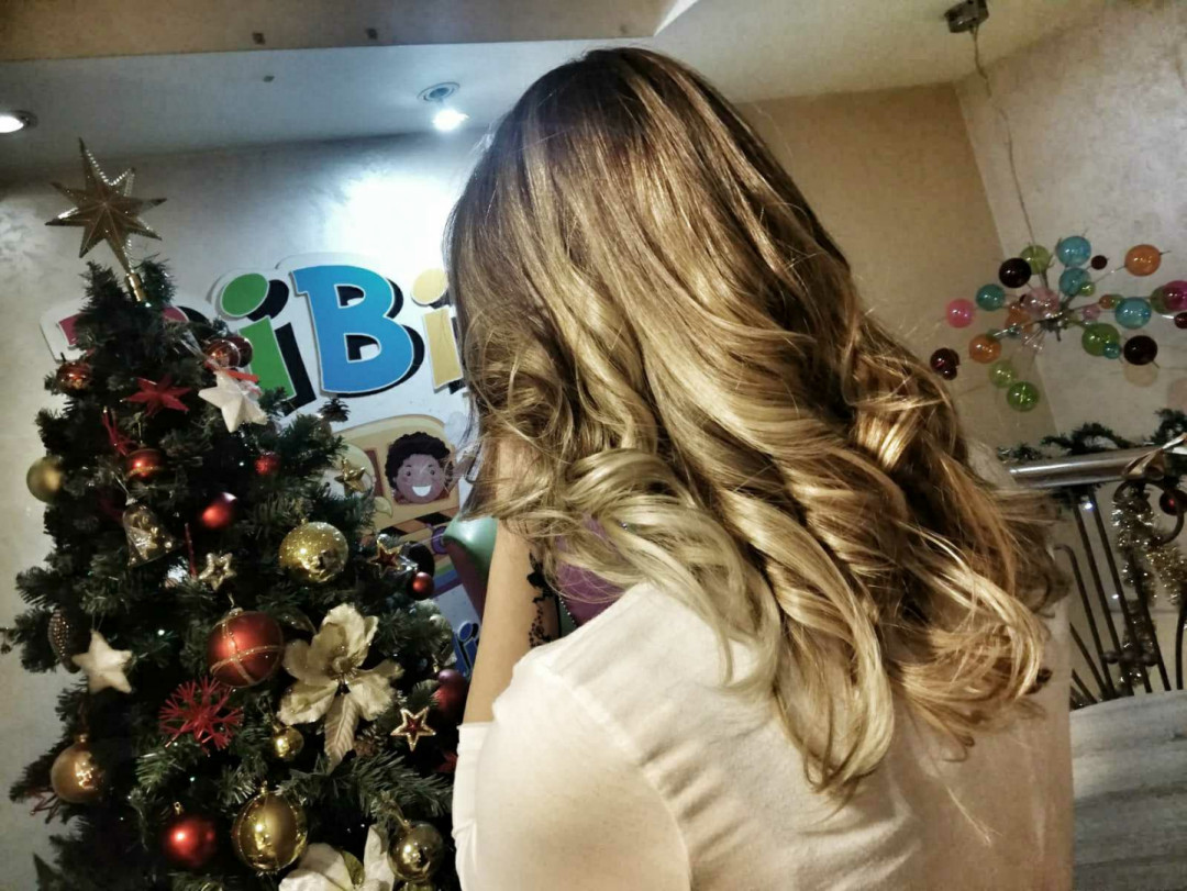 Bibi beauty centar #beograd Pramenovi Pramenovi na foliju u 1 / 2 boje / blanšem + preliv - kosa srednje dužine