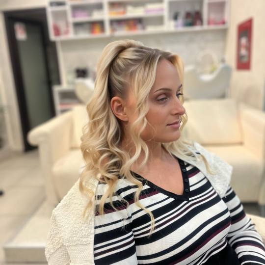 Dream Hair Studio #beograd Svečane i frizure za svadbu Svečana frizura - duga kosa