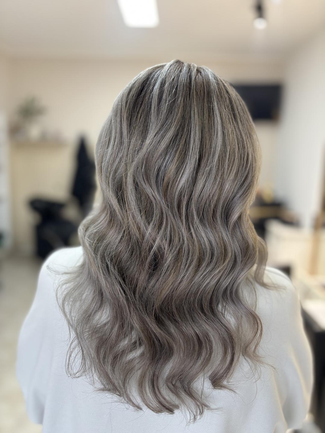 Pramenovi - kosa srednje dužine - Atelier Kat, Beograd Ombre, sombre, balayage Frizerski saloni Ombre, sombre, balayage, Beograd, Mirijevo