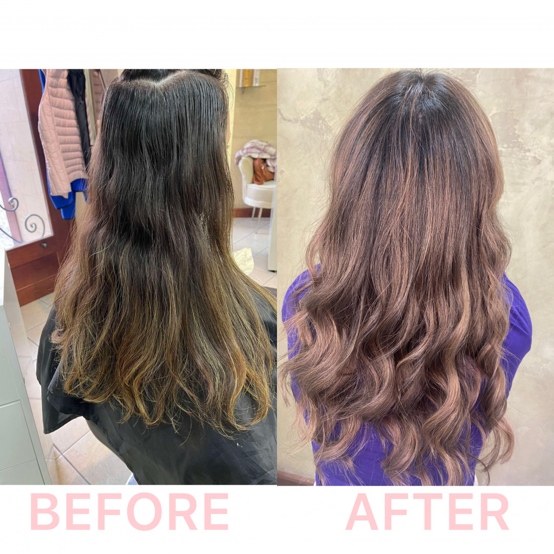 Glam Hair by Pro Team #beograd Pramenovi Pramenovi na foliju - duga kosa