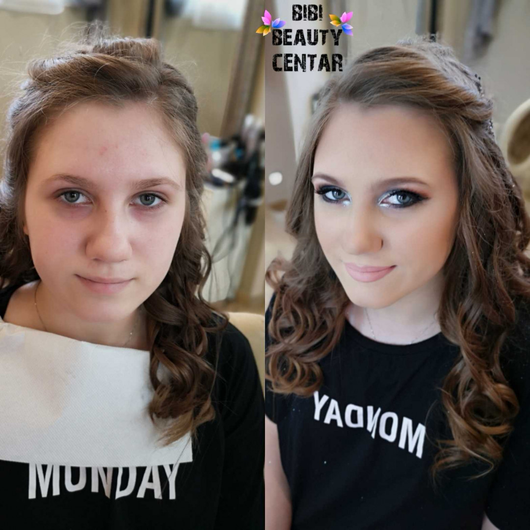 Bibi beauty centar #beograd Make-up / šminkanje Profesionalno šminkanje + veštačke trepavice