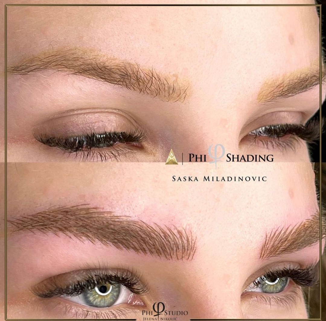 Esthetique Privé #beograd Trajna šminka Trajna šminka obrva - PHI BROWS MICROBLADING