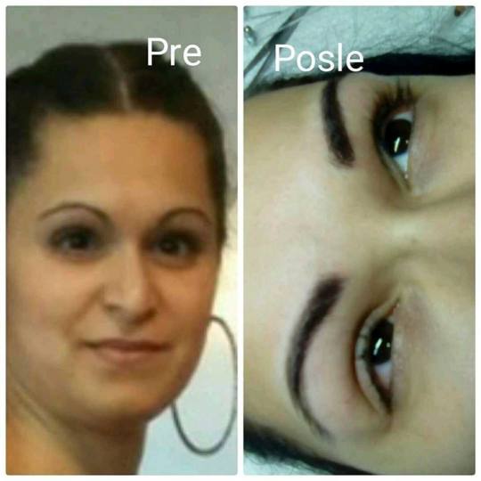 Tina B #beograd Obrve Japansko iscrtavanje obrva + prva korekcija