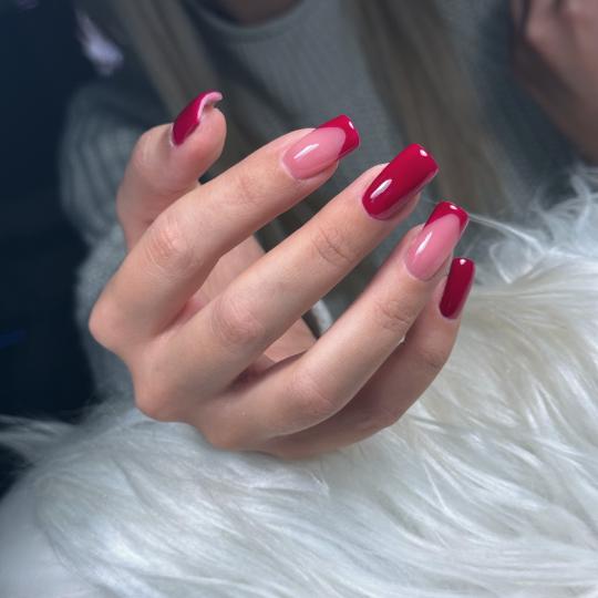 Angiva Beauty #beograd Ojačavanje noktiju Ojačavanje noktiju gelom - L dužina