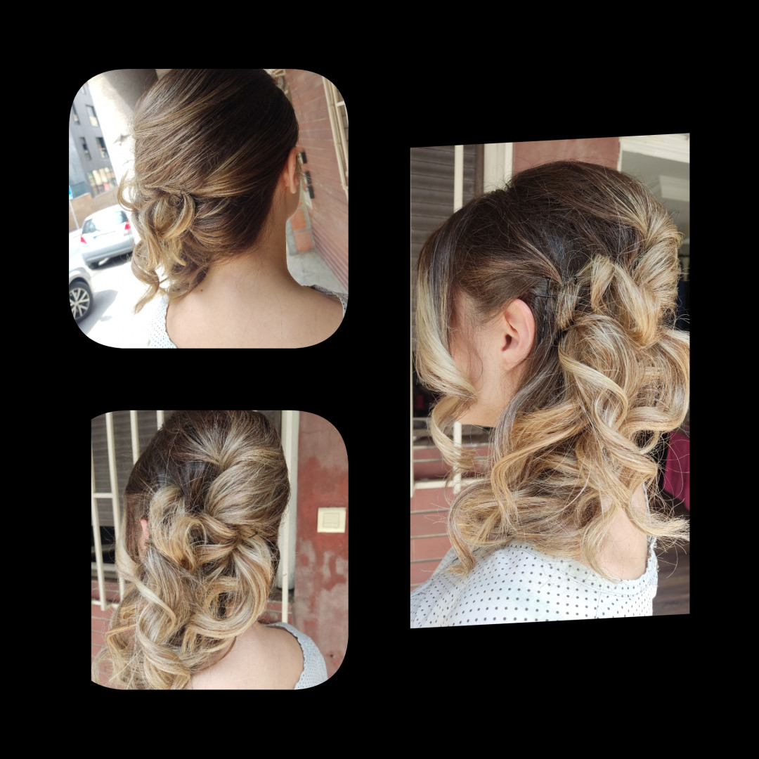 Vanja Hair Still #beograd Svečane i frizure za svadbu Svečana frizura - kosa srednje dužine
