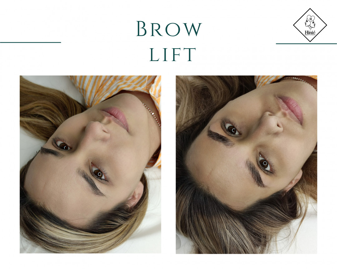 Hinić Beauty studio #beograd Obrve Brow lift