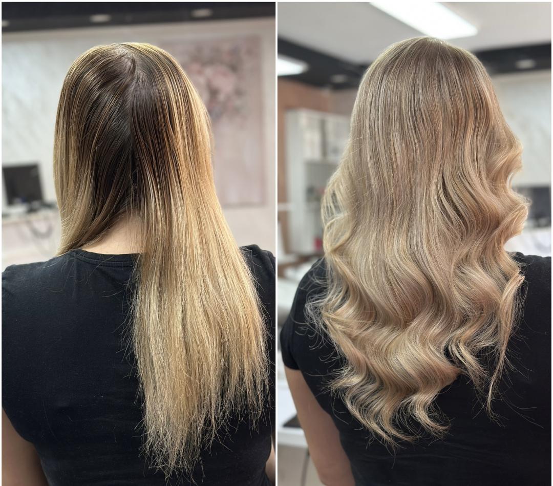 Exclusive Beauty Box #beograd Pramenovi Pramenovi na foliju + feniranje duge kose doplata