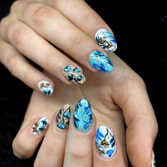 Blush Beauty Studio #beograd Izlivanje noktiju Izlivanje noktiju gelom + gel u boji - S dužina