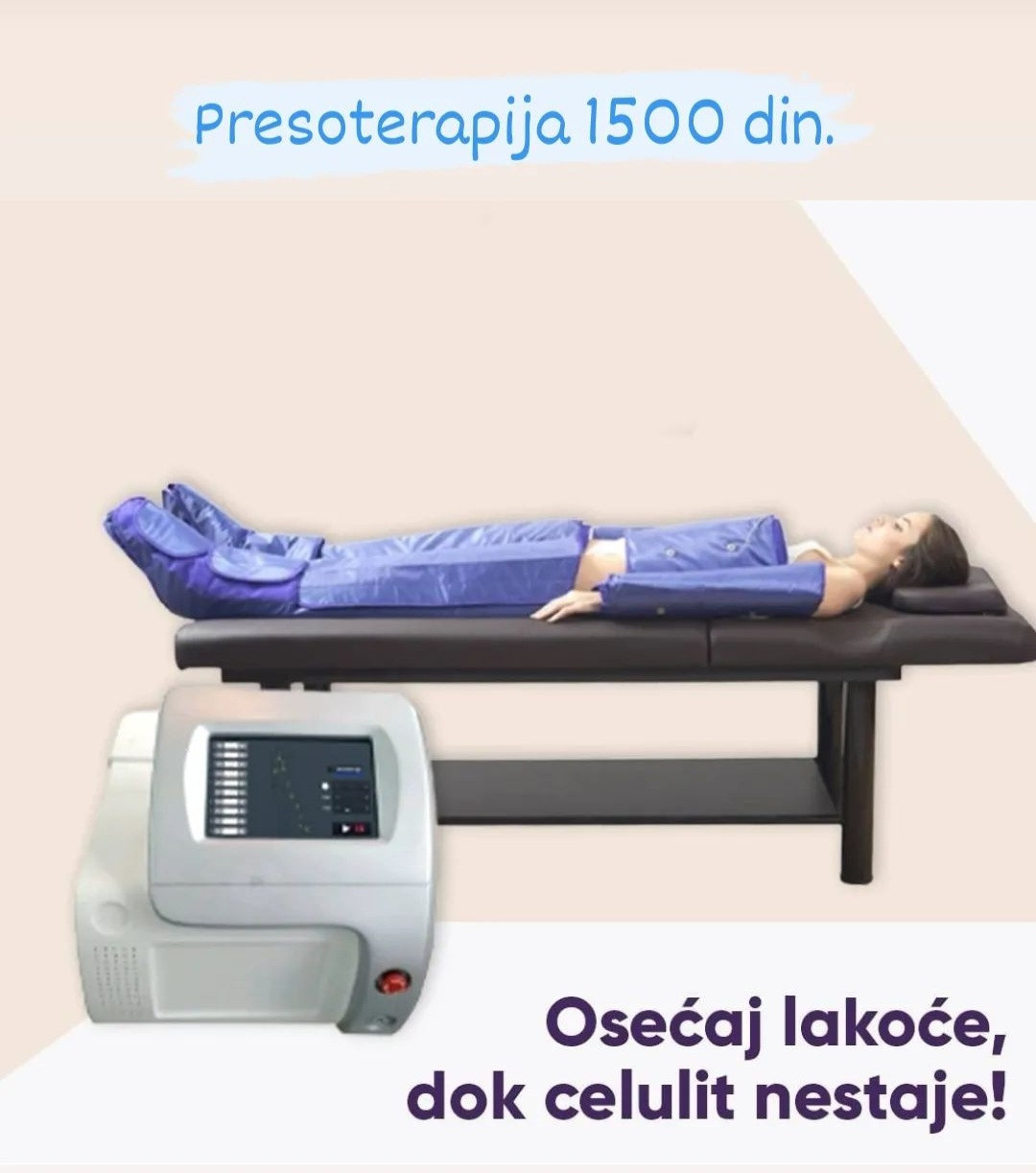 Viva Derm #beograd Masaža za mršavljenje Presoterapija - limfna drenaža 30 minuta