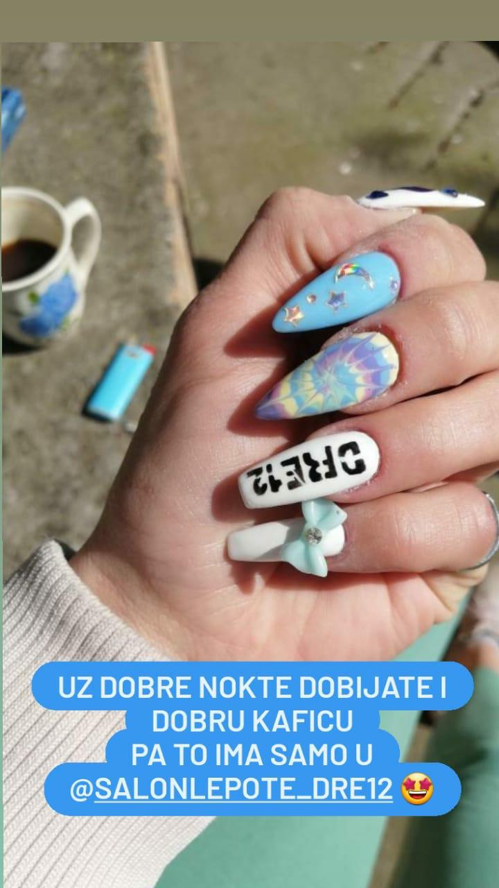 Dre12 #beograd Izlivanje noktiju Izlivanje noktiju gelom - L dužine