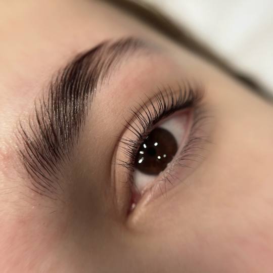 ElenA Studio #novisad Trepavice Lash lift Na fotografiji je laminacija trepavica i laminacija obrva.