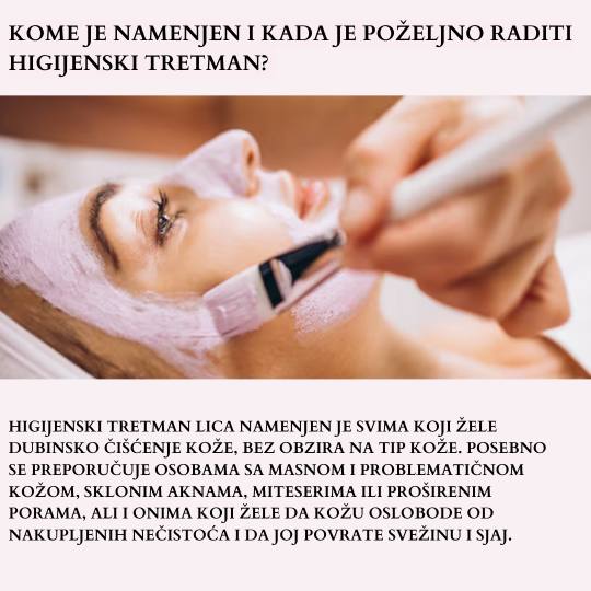 Vreme za mene #novisad Tretman lica Higijenski tretman lica + produžena hidratacija lica + Oxygen t